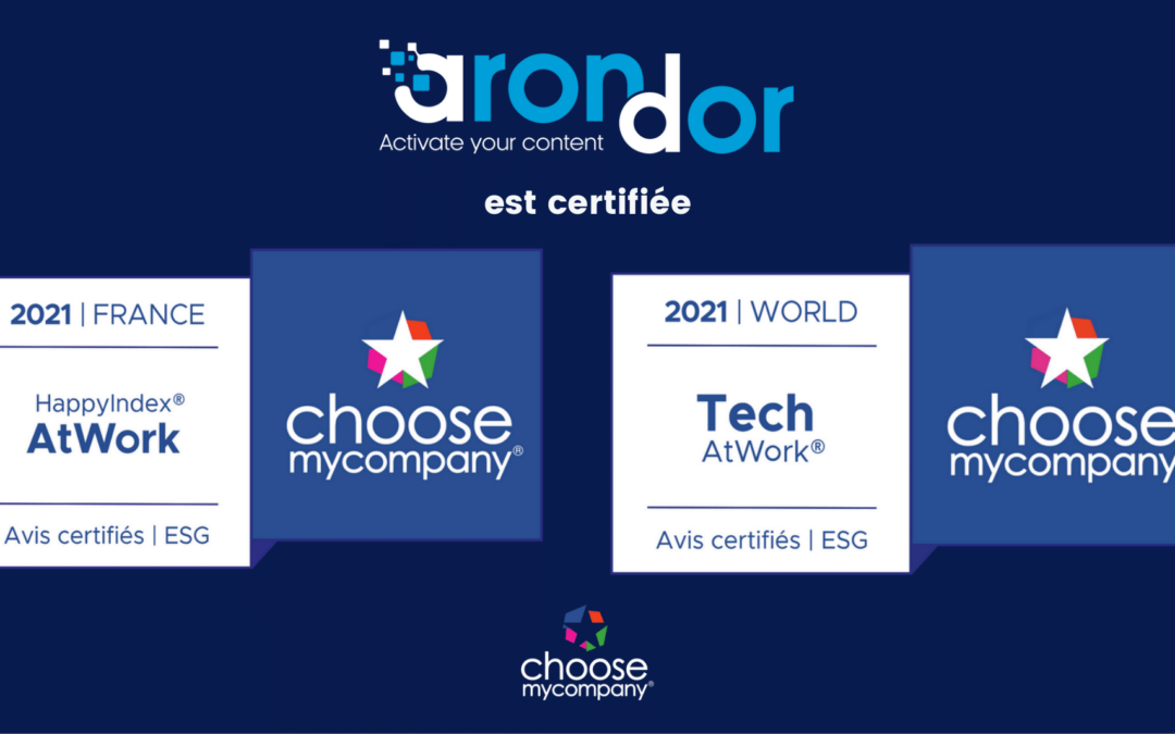 Une double certification pour Arondor !